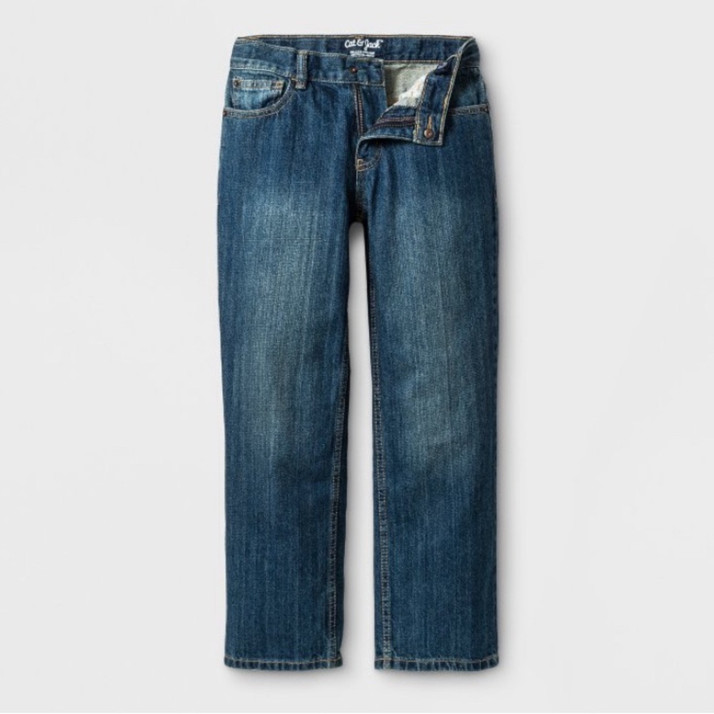Cat & Jack Boys Straight Fit Jeans Size 14
